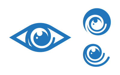 Eye Healthy Care vektör simgesi illüstrasyon tasarımı v.1