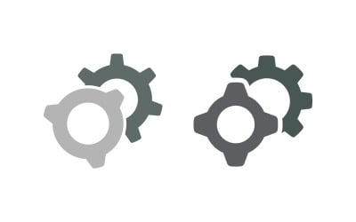 Gear engineer industry Vector design illustration v.2