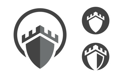 Logo-Illustration zum Konzept „Home Industrial Property“ vv.193
