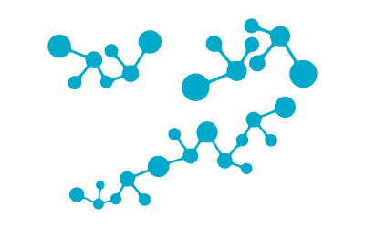 Science Meta Ball-pictogram Logo-vectorontwerpsjabloon v.6