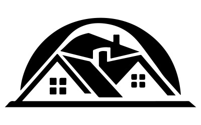 Um design de logotipo para imóveis
