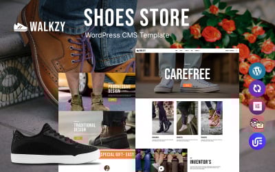 Walkzy - тема WordPress для магазина обуви