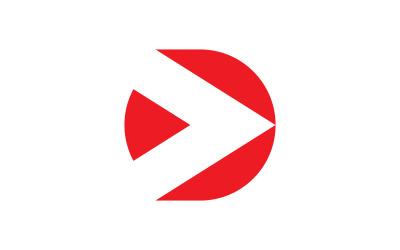 Pfeil-Business-Logo-Symbol-Vorlage, Vektordesign V6
