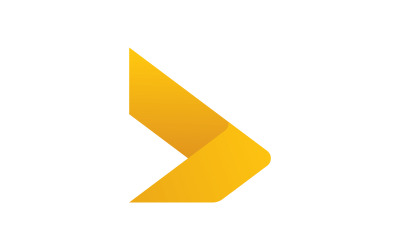 Plantilla de icono de logotipo de flecha empresarial, diseño vectorial V12