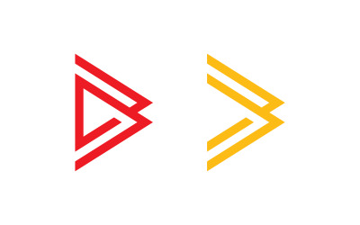Szablon ikony logo Arrow Business wektor projekt V3