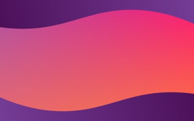 Abstract gradient with curved shape vector background