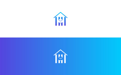 H-Buchstabe Home-Logo Minimalistisches Vektor-Logo für Home-Branding - Buchstabe H Home-Vektor-Logo H-Logo
