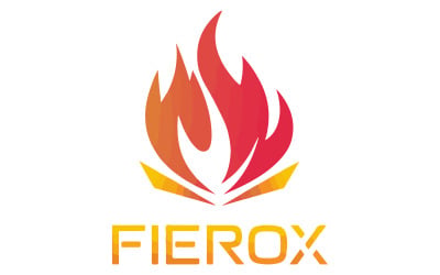 The logo consists of the Fire