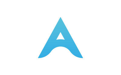 Buchstabe A Logo Vektor Vorlage Design-Element V6