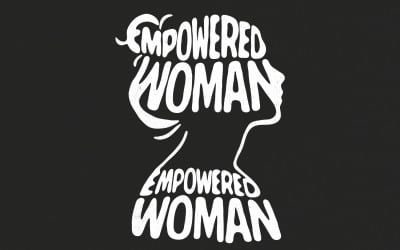 Empowered Women PNG, Women&#039;s Day Poster PNG, Women&#039;s History Month, 8 March, Instant Download,