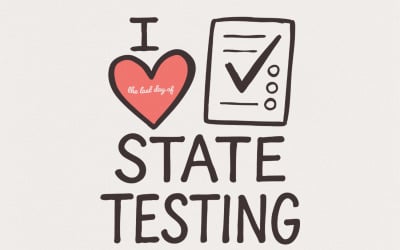 I Love State Testing Shirt, Funny Teacher Gift, State Testing Humor, Teacher Appreciation, Digital
