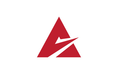 Letter A logo vector template design element V2