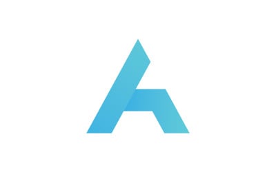 Letter A logo vector template design element V5