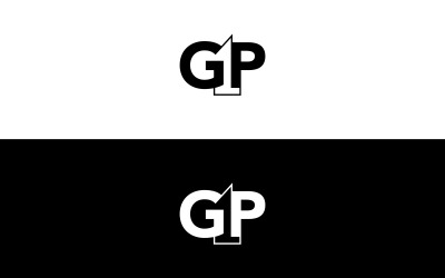 Logo G1P Wektor Logo GP Wektor Kreatywne Logo G1P