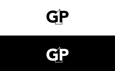 Logotipo G1P Vector Logotipo GP Vector Creativo Logotipo G1P