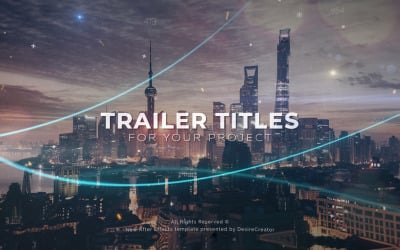 Cinematic Trailer Titles and Opener