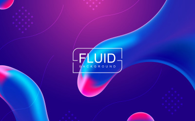 Dynamic Fluid Motion Background - Elegant Fluid Vector Background - Colorful Fluid Motion Vector