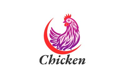 Farm Chiken Custom Design Logo