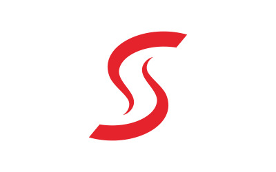 S harfi logo vektör şablonu. Yaratıcı S harfi ilk logo tasarımı V11.