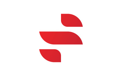 S harfi logo vektör şablonu. Yaratıcı S harfi ilk logo tasarımı V9.