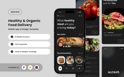 Nutrifo – Modello di progettazione per app di consegna di cibo sano