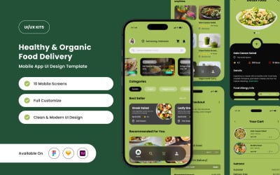 PureBite – Food Delivery App Design Template