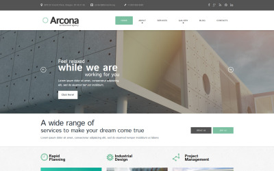 Architektur Responsive WordPress Theme