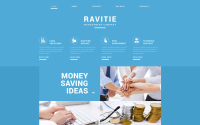 Modèle Drupal de société de gestion