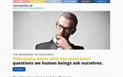 Philosophiekurse WordPress Theme