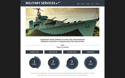Responsywny szablon Joomla Military Environment #51803
