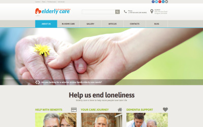 Reszponzív Elderly Care Joomla sablon 51801