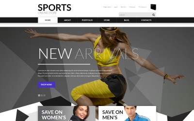 "Sports Apparel WooCommerce Theme" - адаптивний WooCommerce шаблон №51897