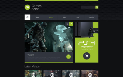 Template Web Flexível para Sites de Portal de Jogos №51853