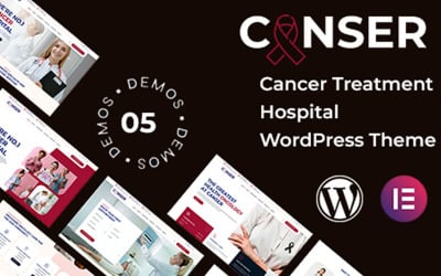 Canser - онкология и рак медицинская тема WordPress