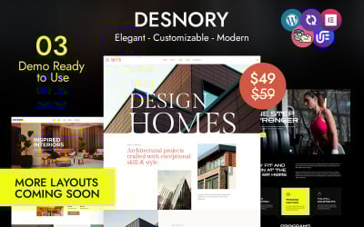 Desnory - Premier Multipurpose WordPress CMS Elementor Theme