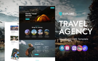 Explore - WordPress Elementor тема для туристического агентства