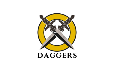 Fancy Engraved Dagger Logo