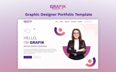 Grafik v1 - Premium Graphic Designer Next.Js Portfolio Mall