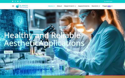 JL Genetics Lab &amp;amp; Science Research Joomla 5-mall