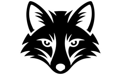 Ein minimalistisches Logo-Design mit einem stilisierten Rotfuchs