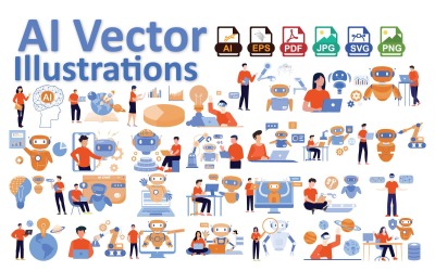 Atemberaubende KI-Illustration: Eine Vision der Zukunft in der digitalen Kunst
