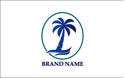 Date Palm Tree Logo Design