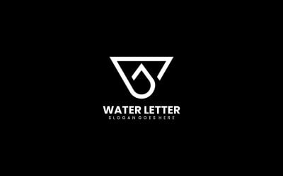 Modern Lettermark Water Logo Design