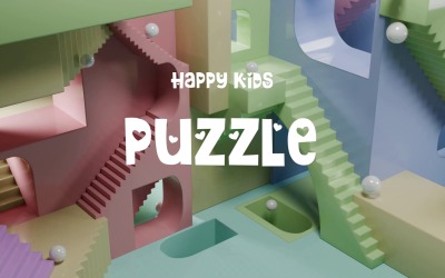Randen Frame Wereld / Blije Kinderen