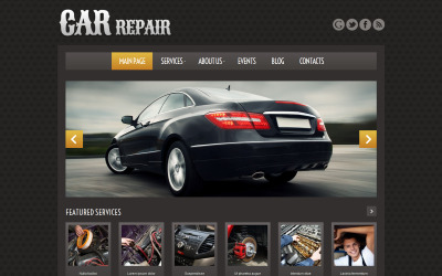 Адаптивна тема WordPress для ремонту автомобілів