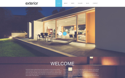 Exterior Design Muse Template Muse sablon 51923