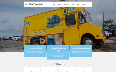 Home Food Delivery Template Joomla №51960