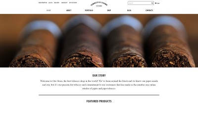 "Magasin de tabac et de cigares" thème WooCommerce adaptatif #51920