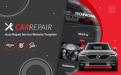 Responsywny szablon strony www Car Repair - Auto Repair Service Website Template #51928