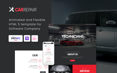 Reszponzív Car Repair - Auto Repair Service Weboldal sablon 51928